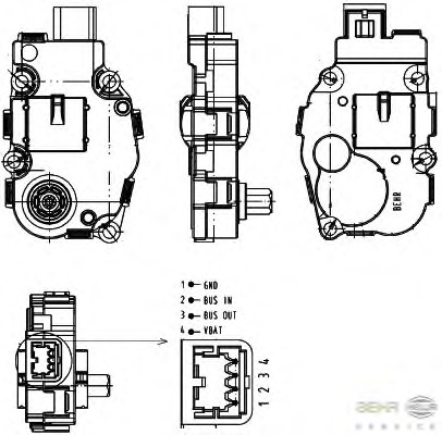 Element de reglare clapeta carburator