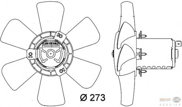 Ventilator radiator