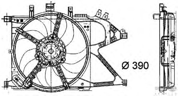 Ventilator radiator