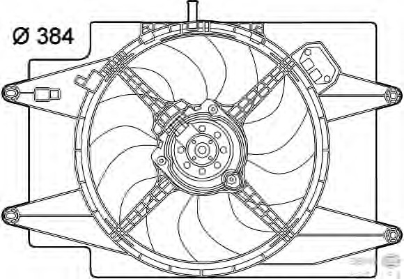 Ventilator radiator