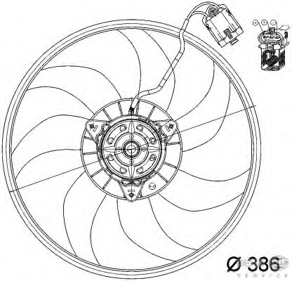 Ventilator radiator