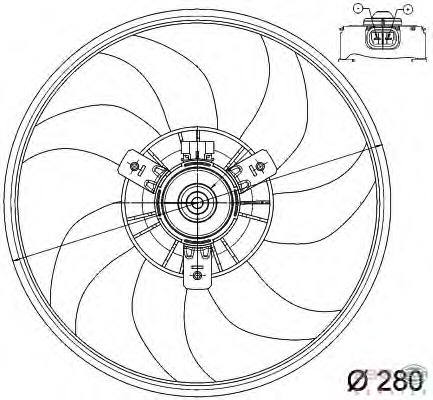 Ventilator radiator