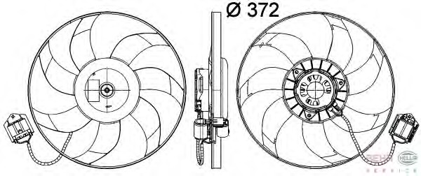 Ventilator radiator