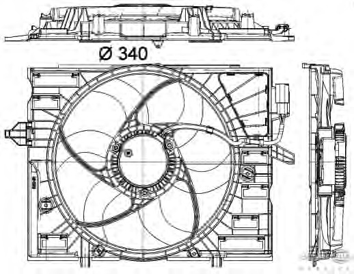 Ventilator radiator