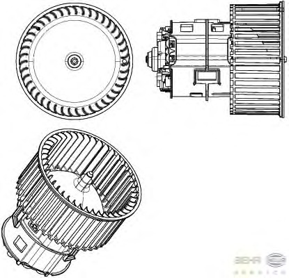 Ventilator habitaclu