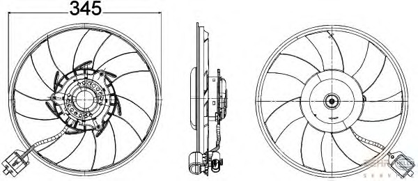 Ventilator radiator