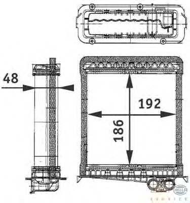 Schimbator caldura incalzire habitaclu