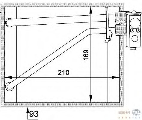 Evaporator aer conditionat