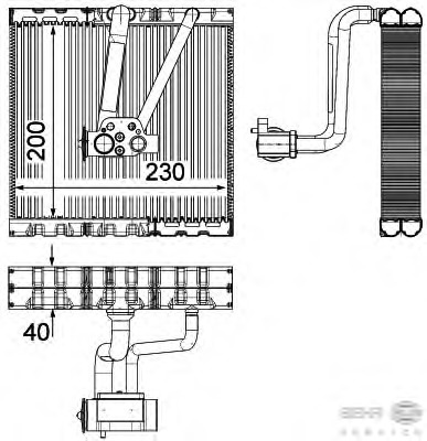 Evaporator aer conditionat