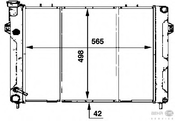 Radiator racire motor