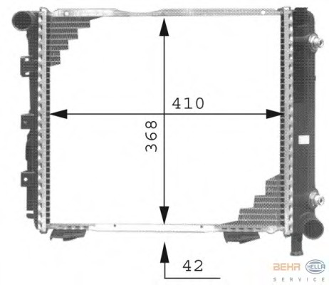 Radiator racire motor