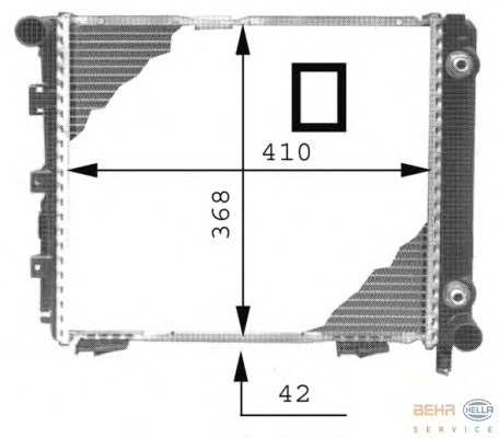 Radiator racire motor