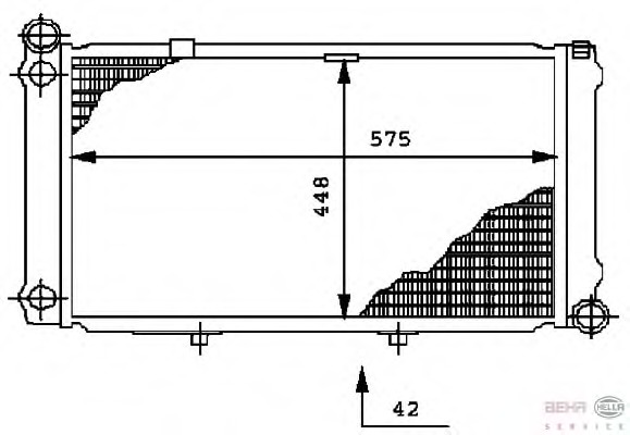 Radiator racire motor