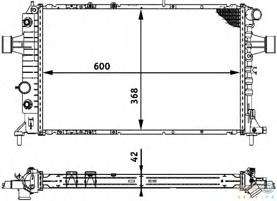 Radiator racire motor