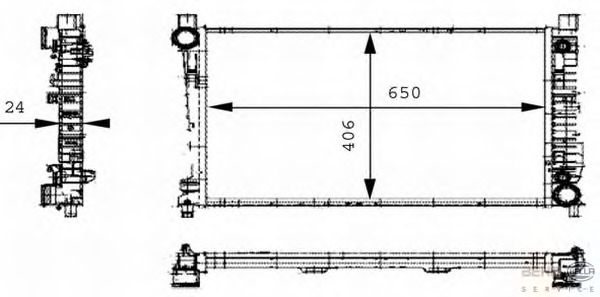 Radiator racire motor