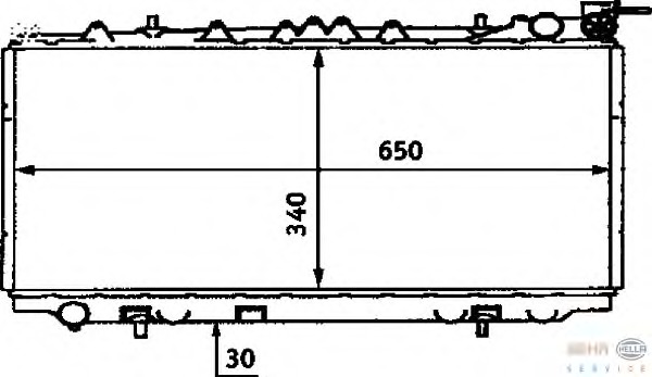 Radiator racire motor