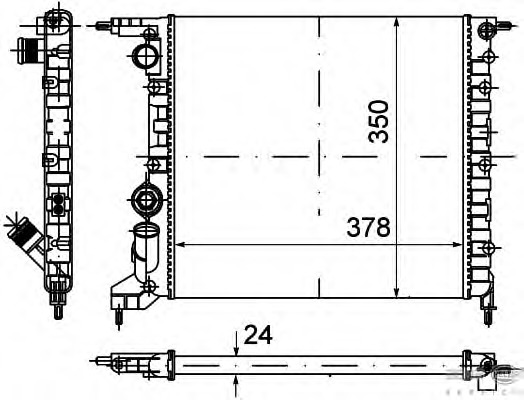 Radiator racire motor