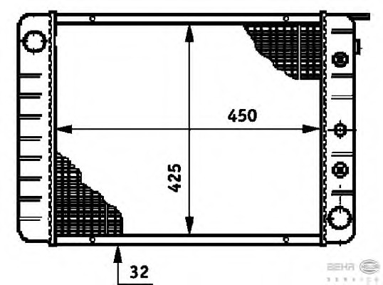 Radiator racire motor