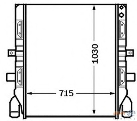 Radiator racire motor