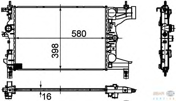 Radiator racire motor