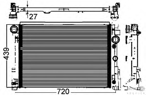 Radiator racire motor