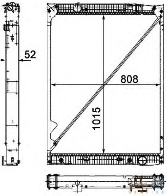 Radiator racire motor