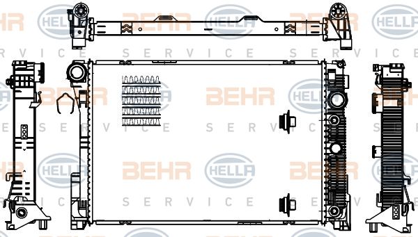 Radiator racire motor