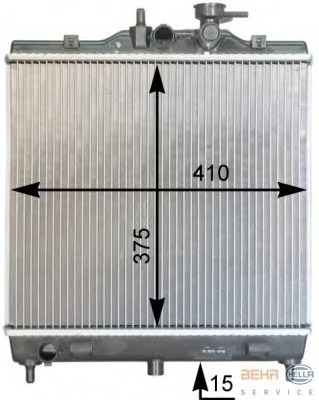 Radiator racire motor