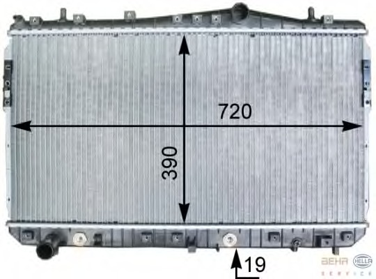 Radiator racire motor