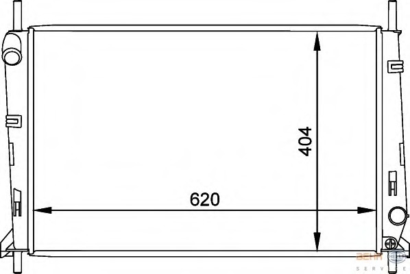 Radiator racire motor