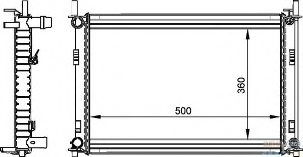 Radiator racire motor