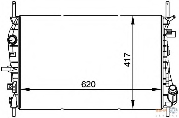 Radiator racire motor