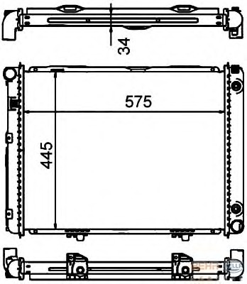 Radiator racire motor