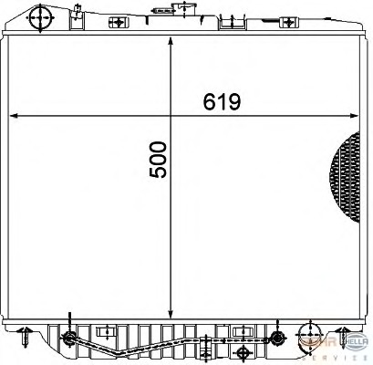 Radiator racire motor