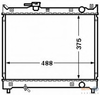 Radiator racire motor