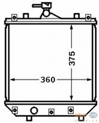 Radiator racire motor