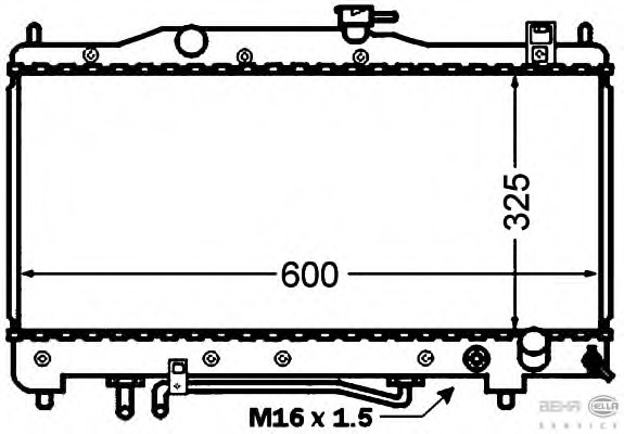 Radiator racire motor