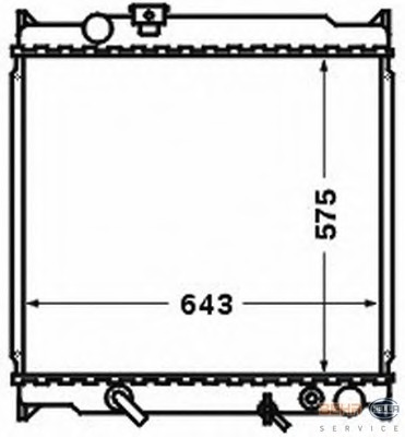 Radiator racire motor