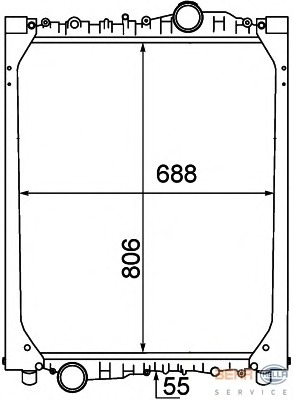 Radiator racire motor