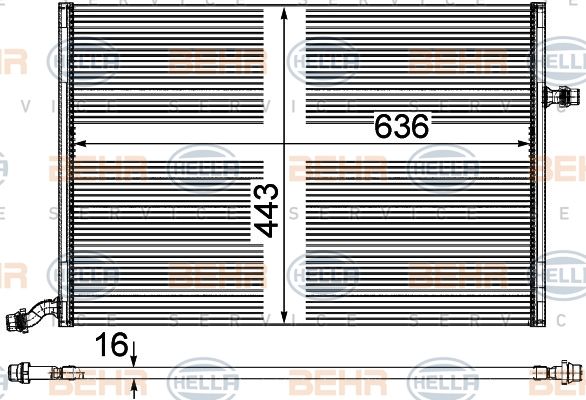 Radiator temperatura scazuta intercooler