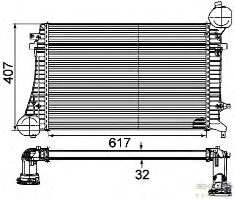 Intercooler compresor