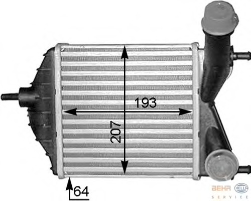 Intercooler compresor