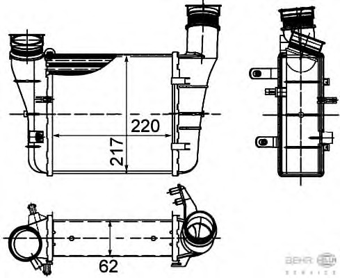 Intercooler compresor