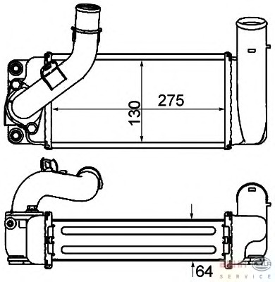 Intercooler compresor