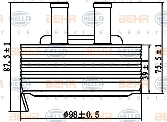 Radiator ulei