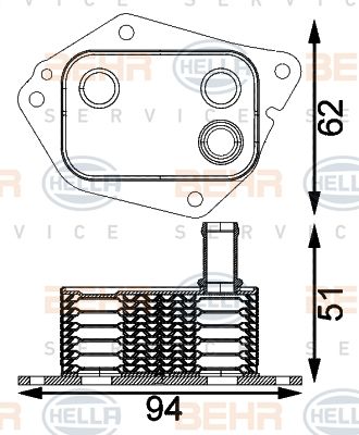 Radiator ulei