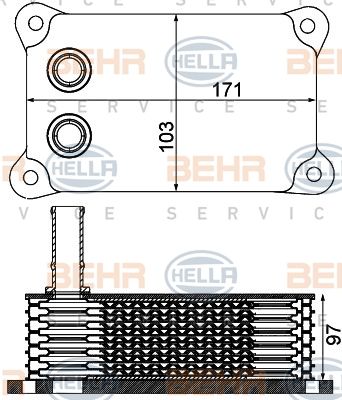 Radiator ulei