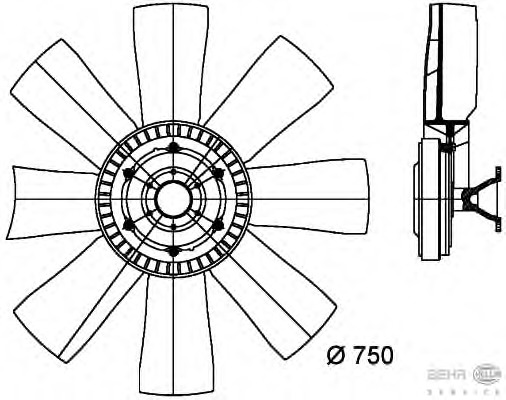 Ventilator radiator