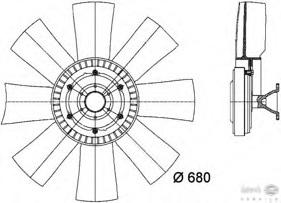 Ventilator radiator