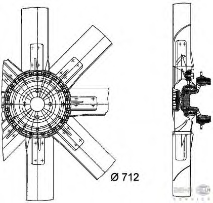 Ventilator radiator